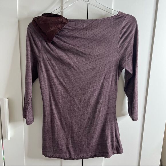 Anthropologie Vintage Deletta Volante Top Ruffle Satin Bow Knit Blouse Y2K small - Picture 8 of 11